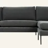 Soffa schäslong höger grå - 300x156x80 cm