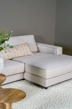 Soffa schäslong höger natur - 315x156x79 cm