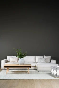 Soffa schäslong höger natur - 315x156x79 cm
