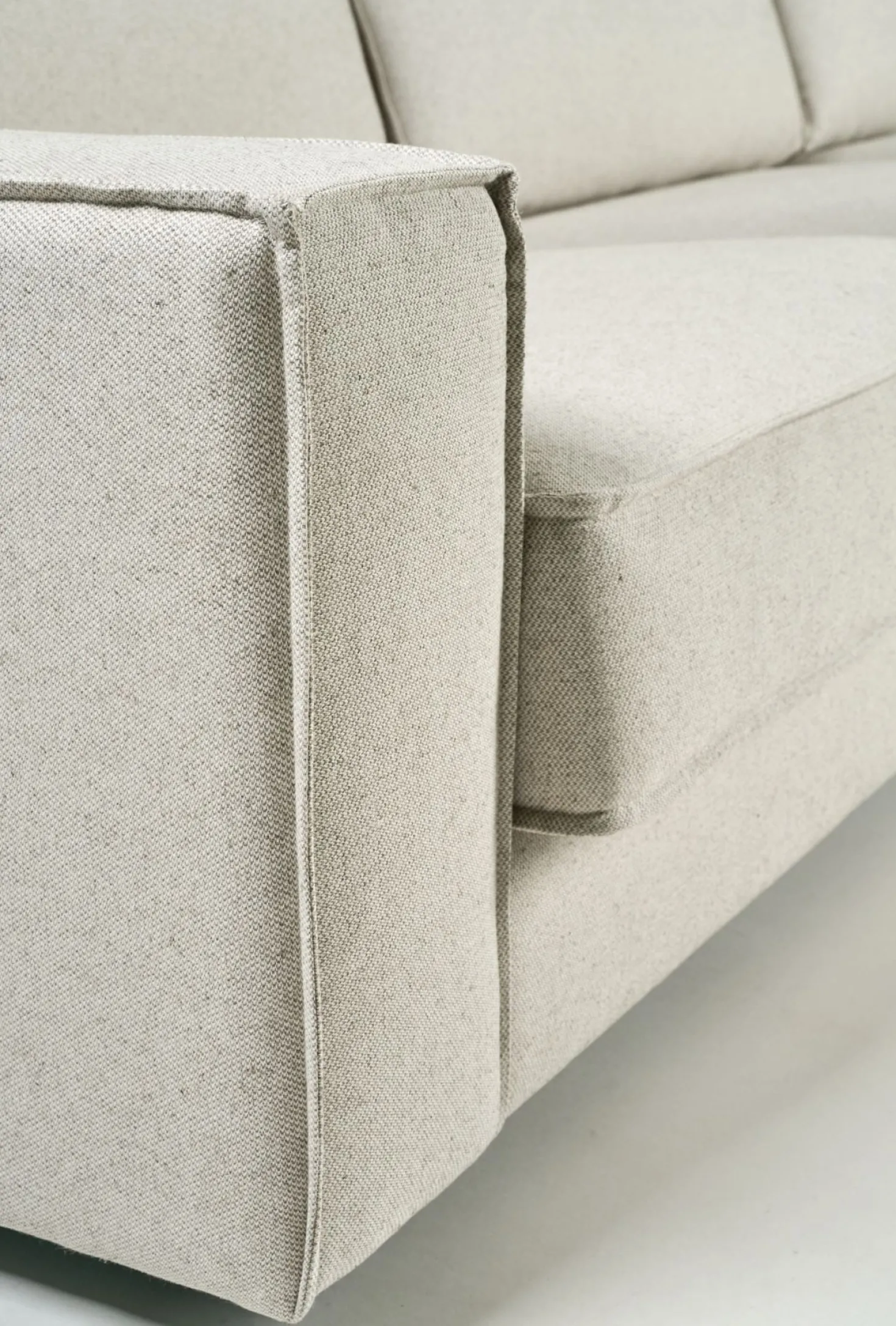 Soffa schäslong vänster natur - 315x156x79 cm