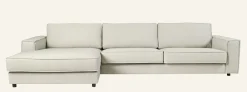 Soffa schäslong vänster natur - 315x156x79 cm