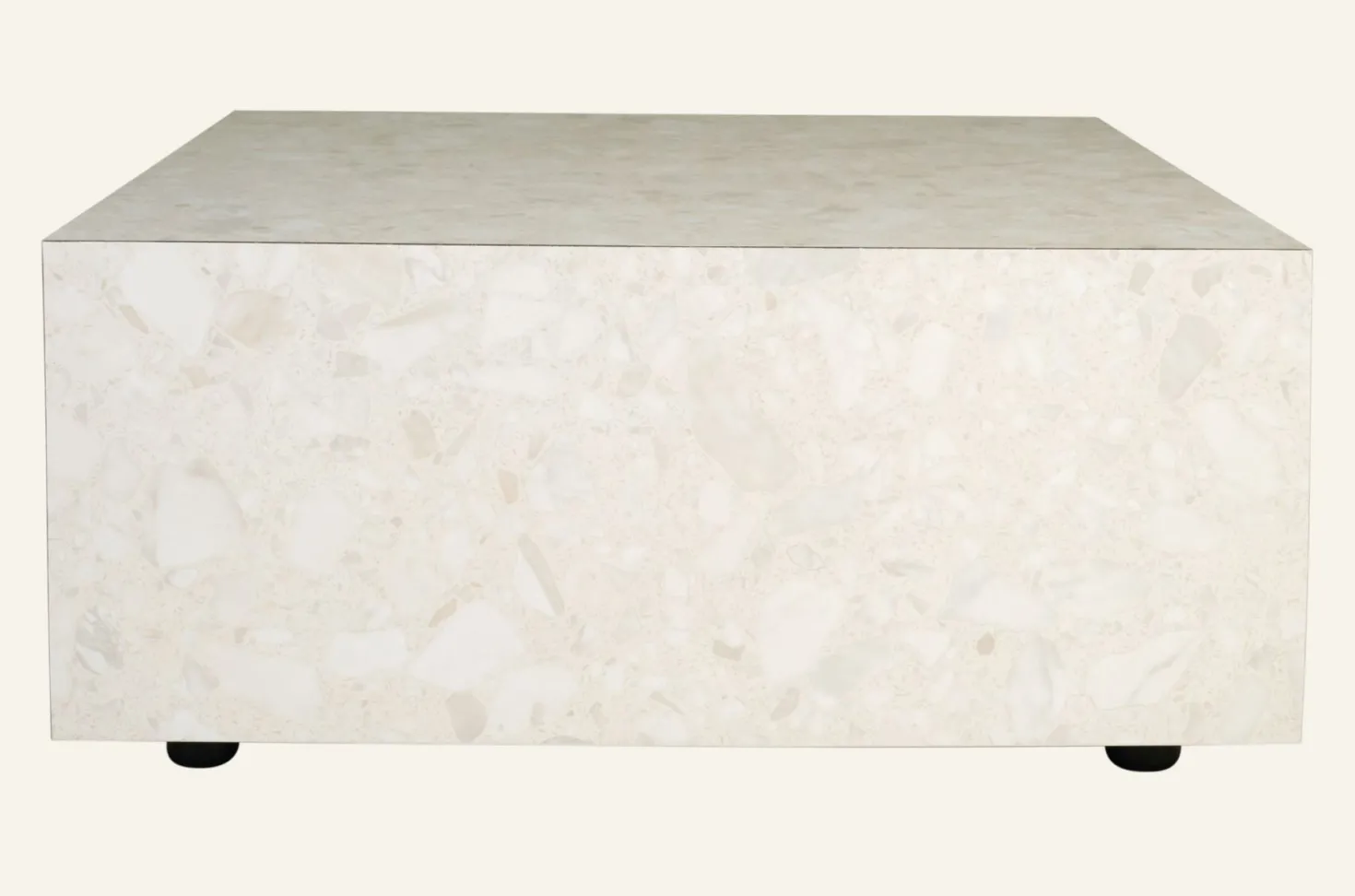 Soffbord multi/beige - 75x75x35 cm