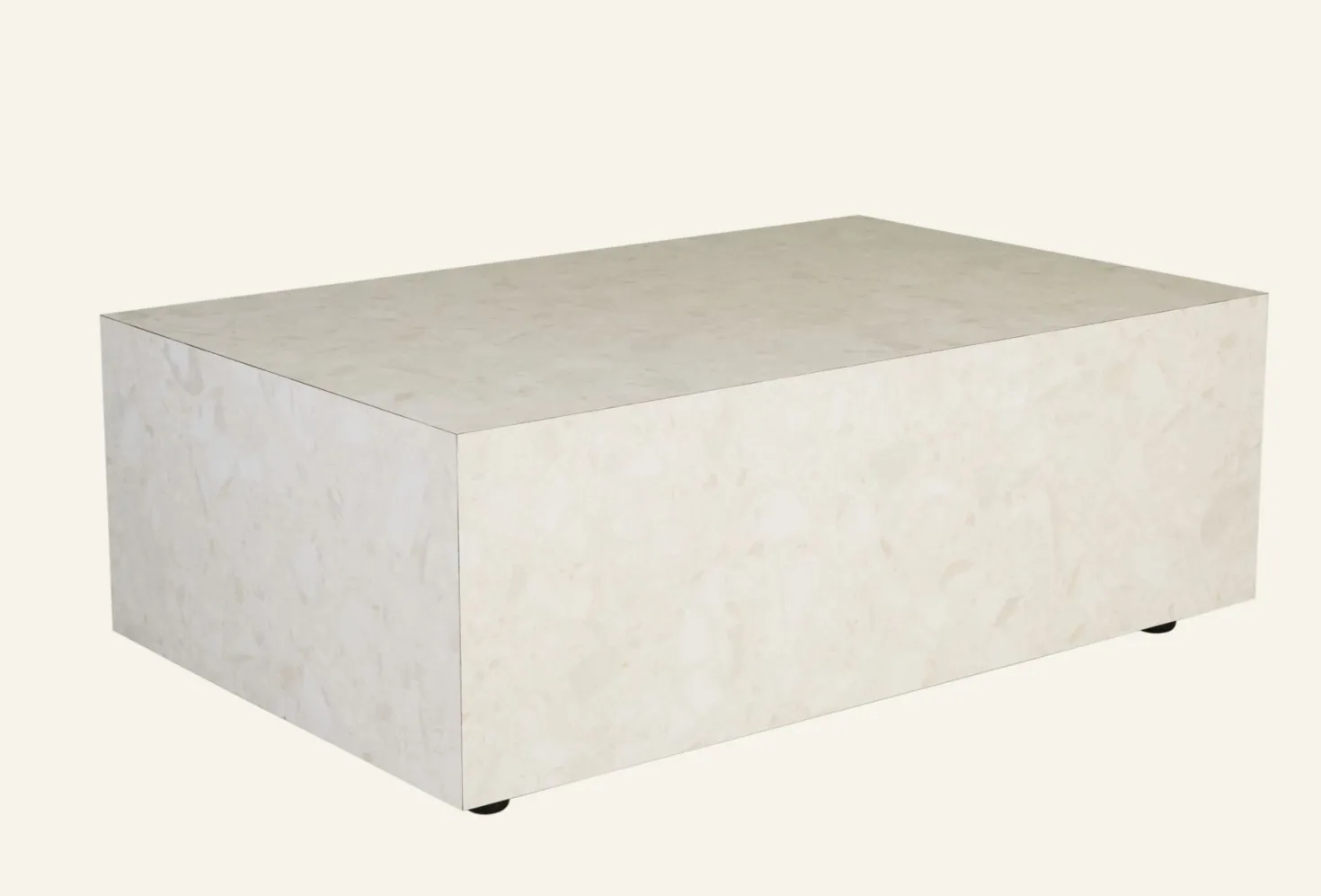 Soffbord multi/beige - 75x75x35 cm