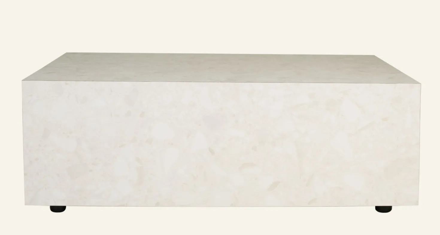 Soffbord multi/beige - 75x75x35 cm