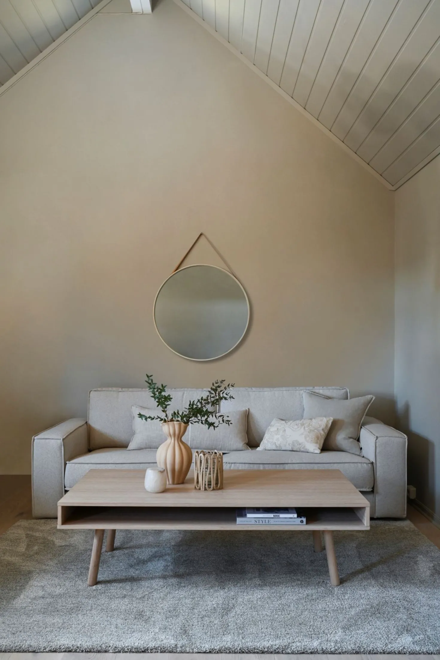 Soffbord natur - 70x130x48 cm
