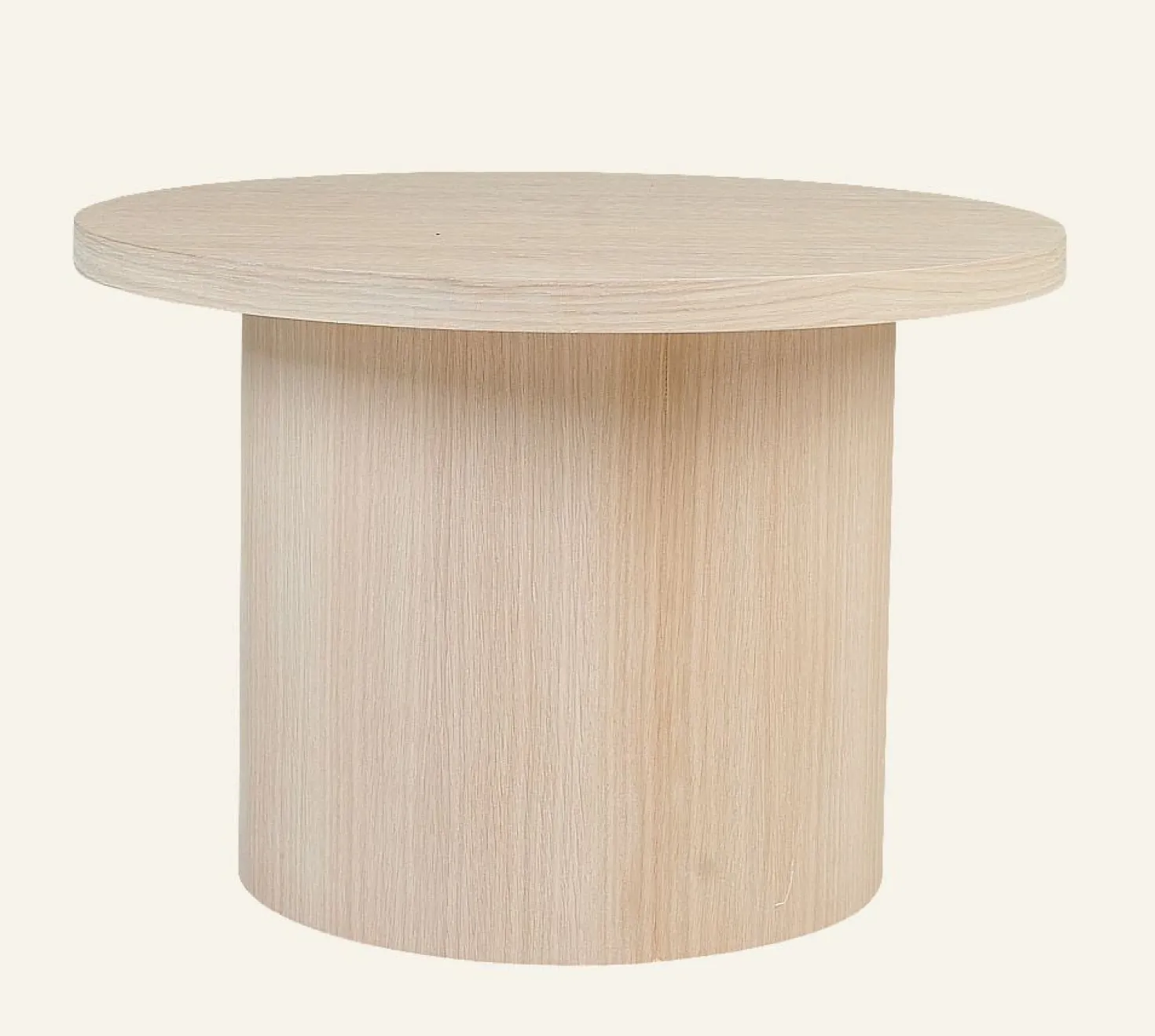 Soffbord natur - 75x75x49 cm ø75
