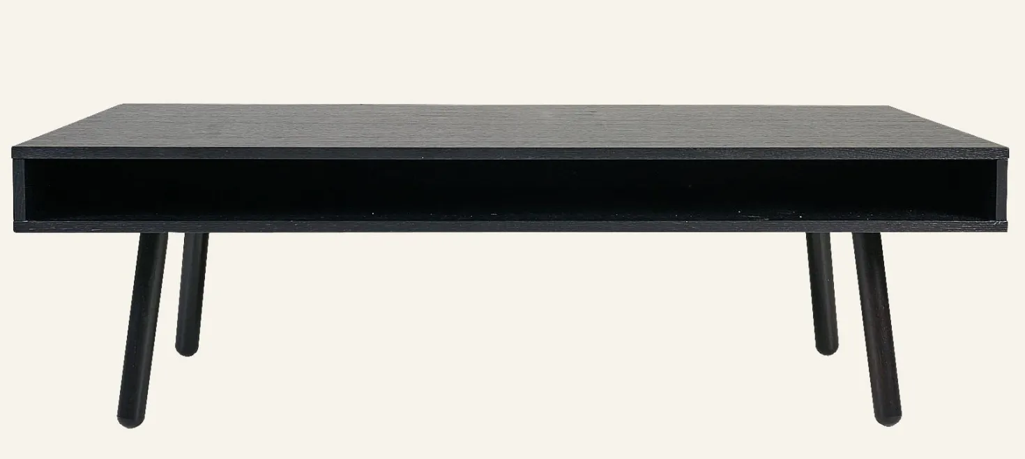 Soffbord svart - 70x130x48 cm