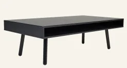 Soffbord svart - 70x130x48 cm