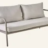 Soffgrupp ljusgrå - 164x67x57 cm