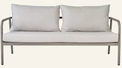 Soffgrupp ljusgrå - 164x67x57 cm