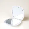Spegel vit - 9,8x9,9x2,5 cm