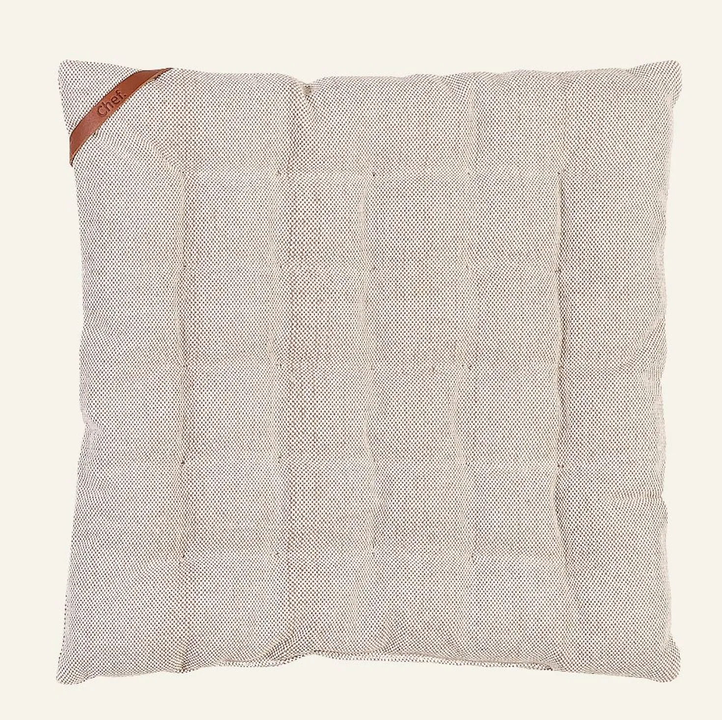 Stolsdyna beige - 40x40x4 cm