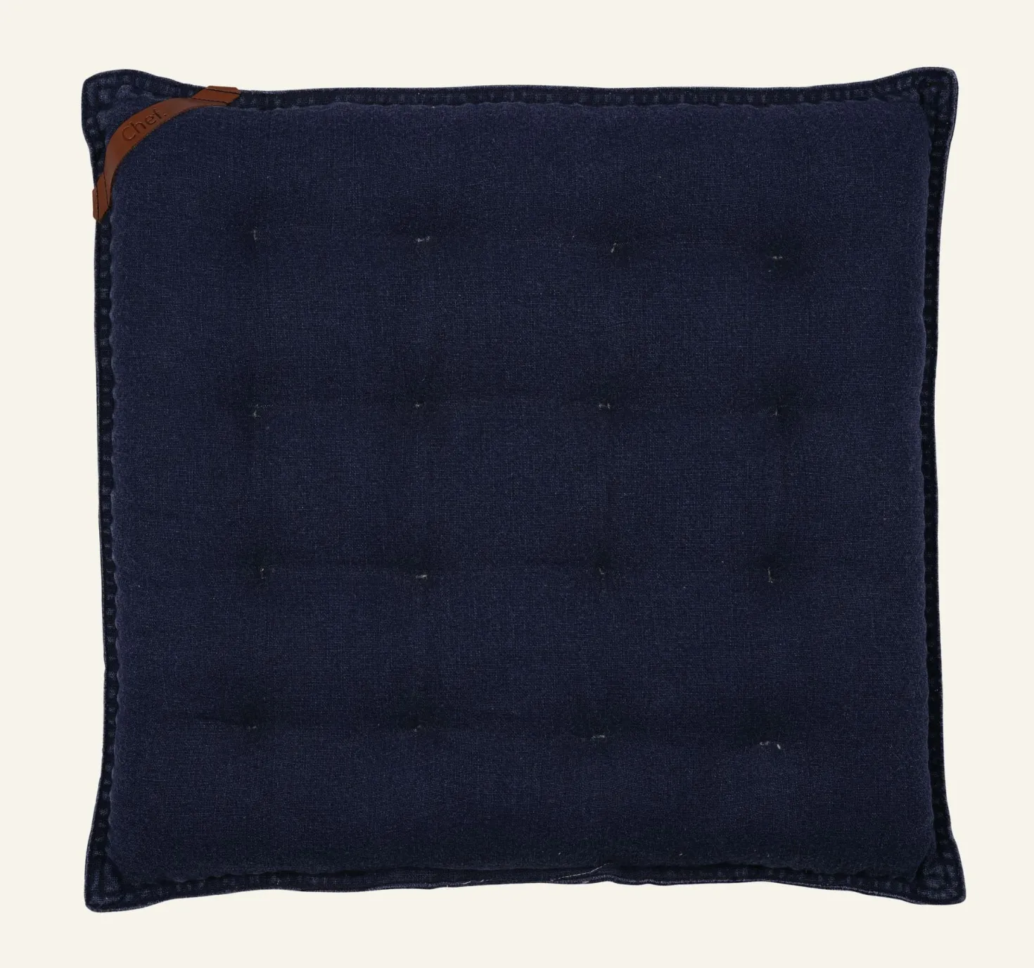 Stolsdyna blå - 40x40 cm