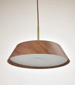 Taklampa brun - 18 cm ø33