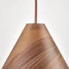 Taklampa brun - 25 cm ø33