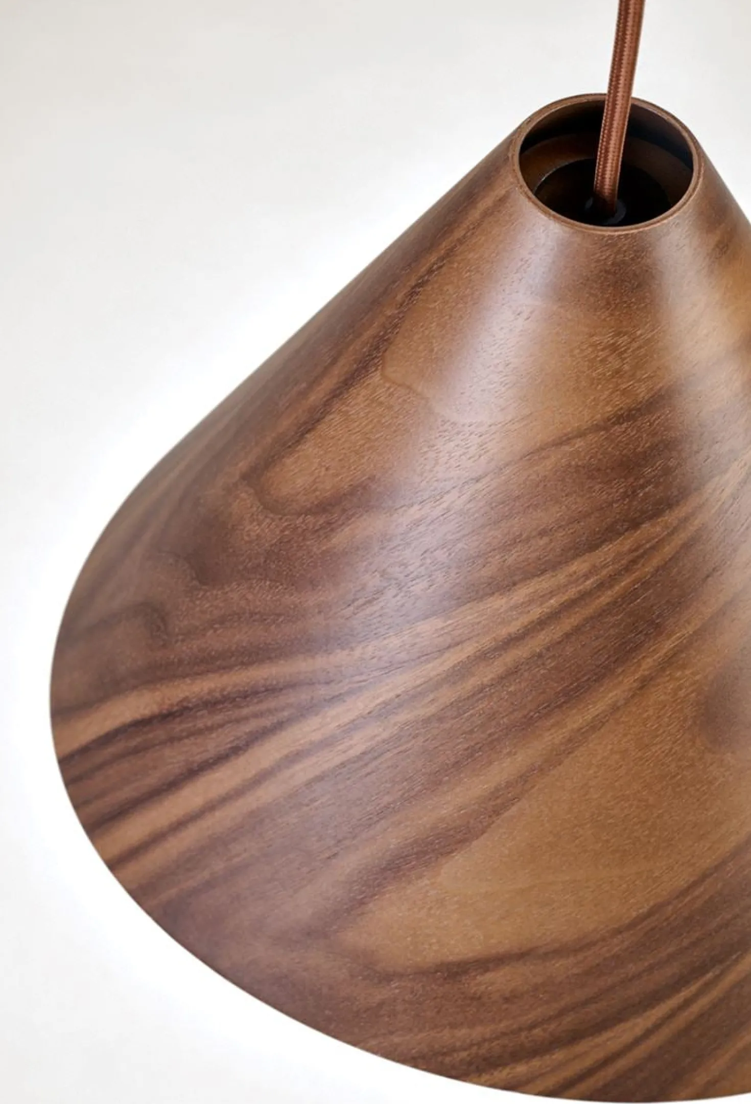 Taklampa brun - 25 cm ø33