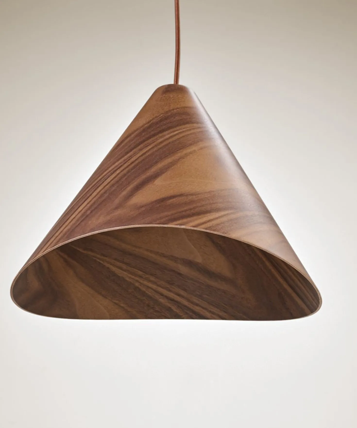 Taklampa brun - 25 cm ø33