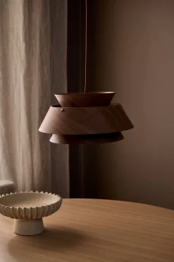 Taklampa brun - 21 cm ø33