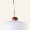 Taklampa brun - 18 cm ø36