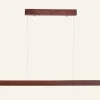 Taklampa brun - 34x120x40 cm