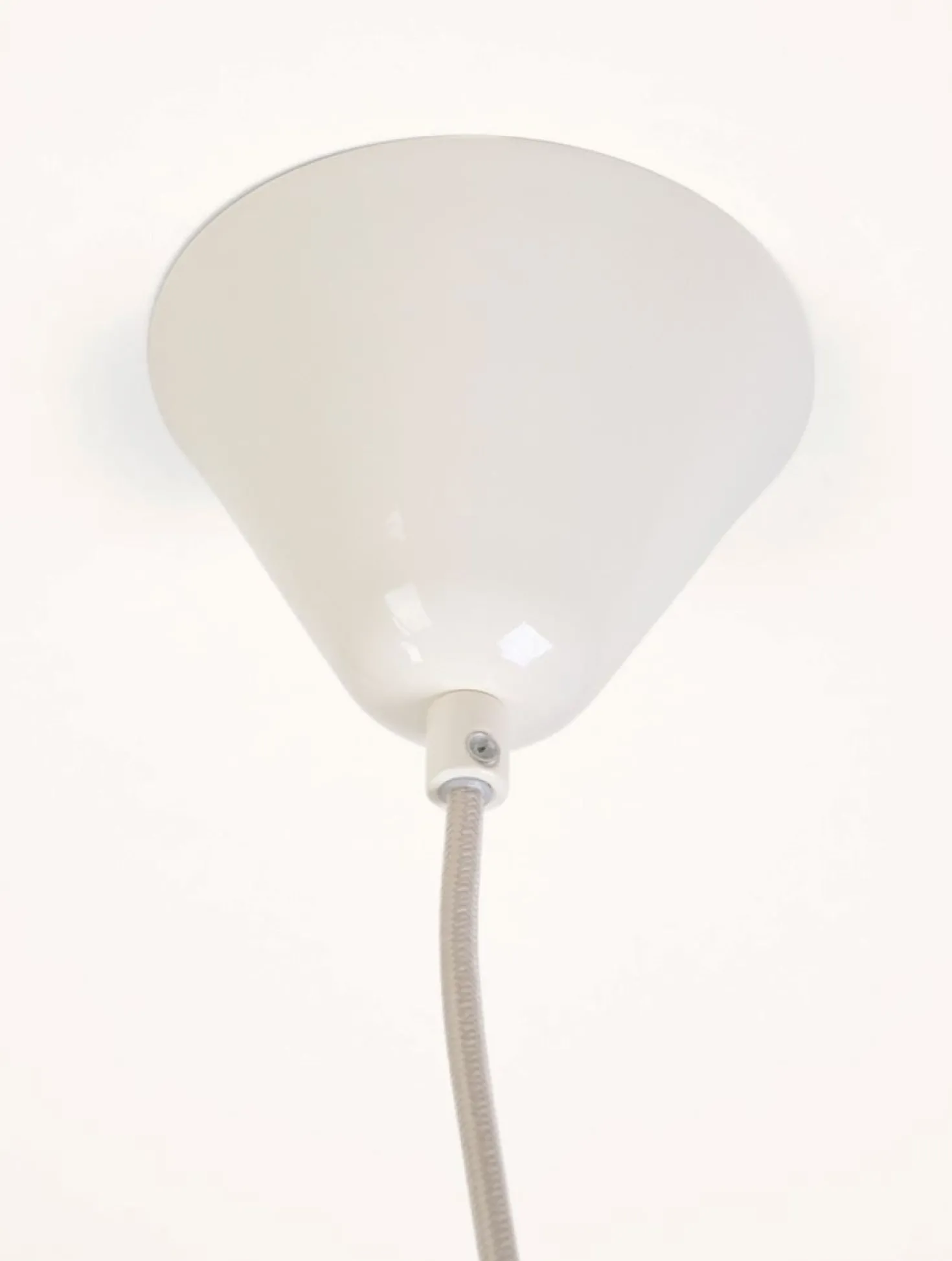 Taklampa creme - 19,5 cm ø43,4