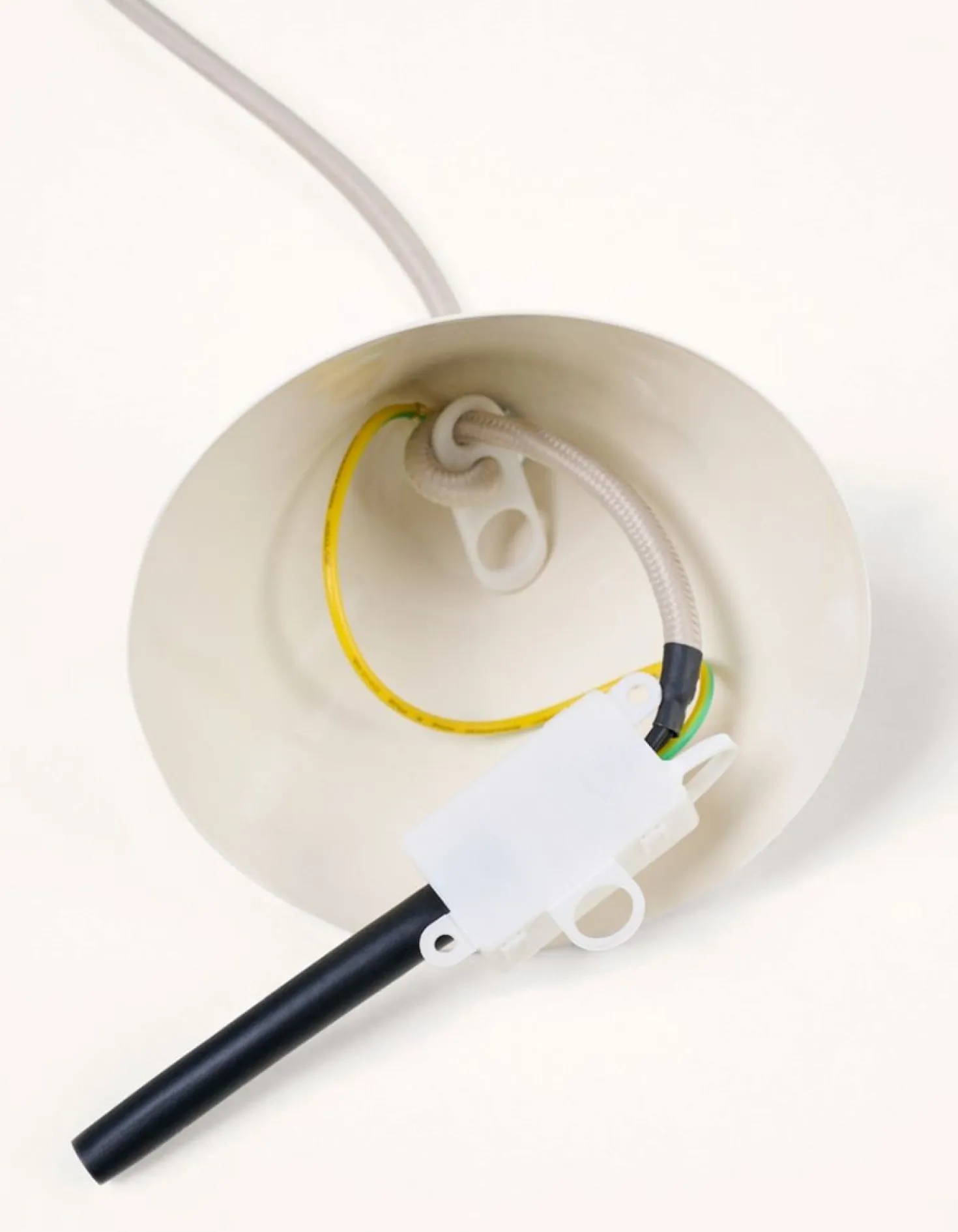Taklampa creme - 19,5 cm ø43,4