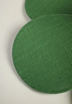 Taklampa grön - 30x30x9 cm