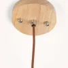 Taklampa natur - 24 cm ø20