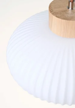 Taklampa natur - 23 cm ø30
