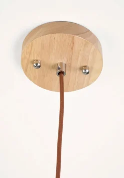 Taklampa natur - 23 cm ø30