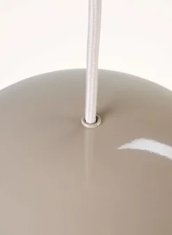 Taklampa taupe - 19,5 cm ø43,4