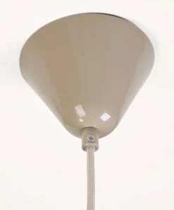 Taklampa taupe - 19,5 cm ø43,4