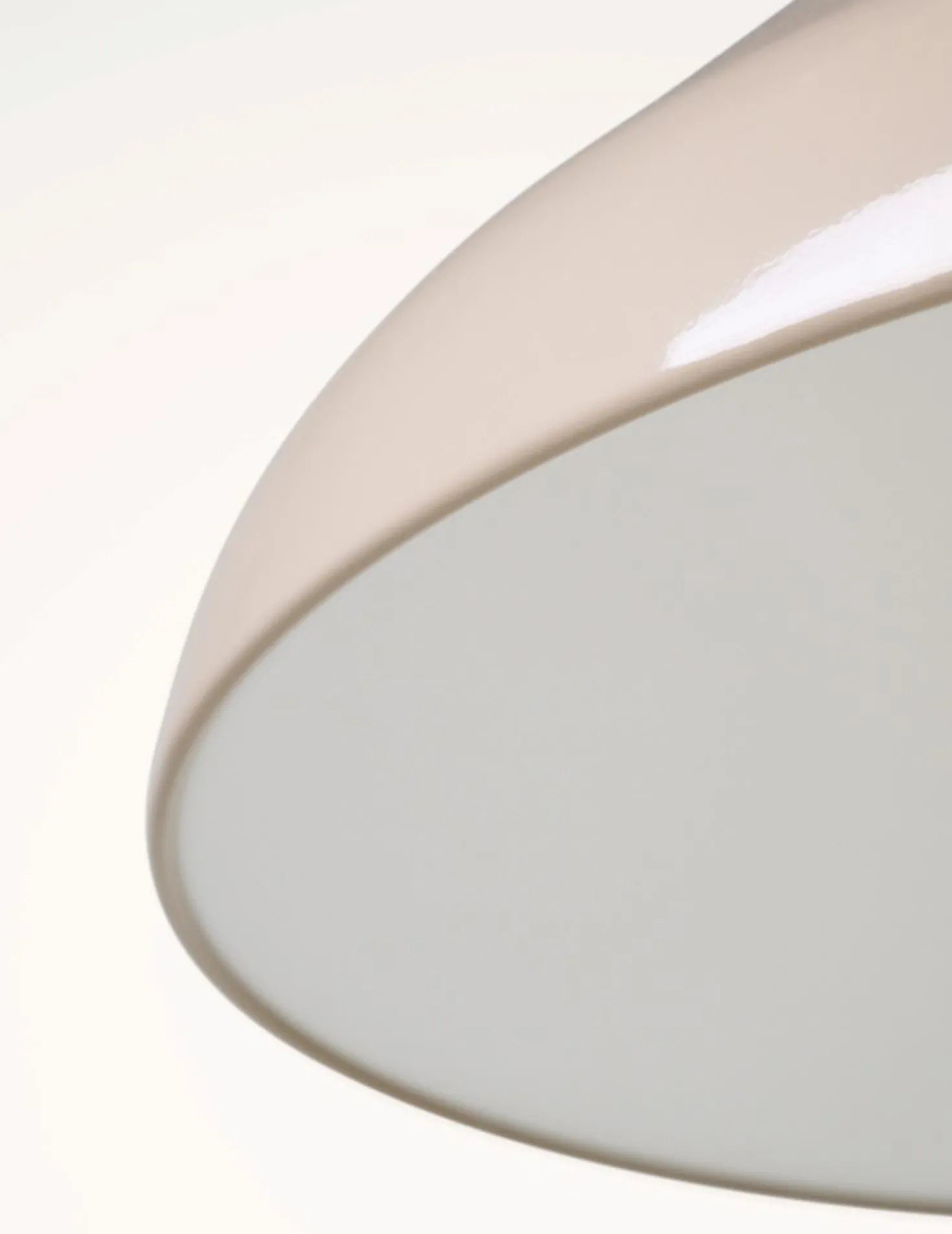 Taklampa taupe - 19,5 cm ø43,4