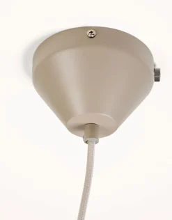 Taklampa taupe - 29,5 cm ø34