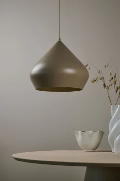 Taklampa taupe - 29,5 cm ø34
