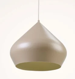 Taklampa taupe - 29,5 cm ø34