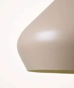 Taklampa taupe - 29,5 cm ø34