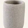 Tandborstmugg grå - 7,3x7,3x,9,4 cm