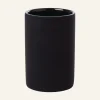 Tandborstmugg svart - 7x7x10,4 cm