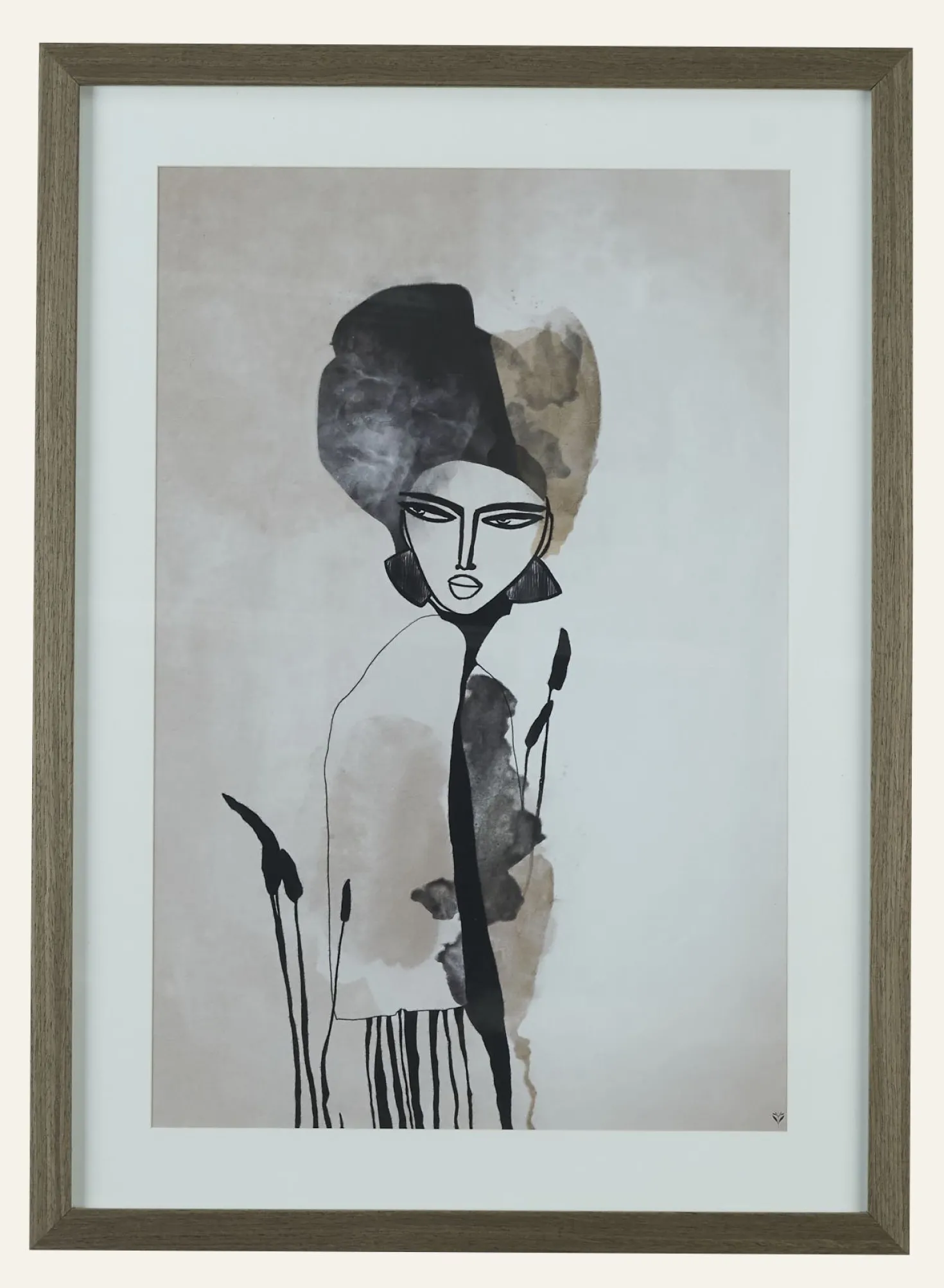 Tavla brun - 50x70 cm