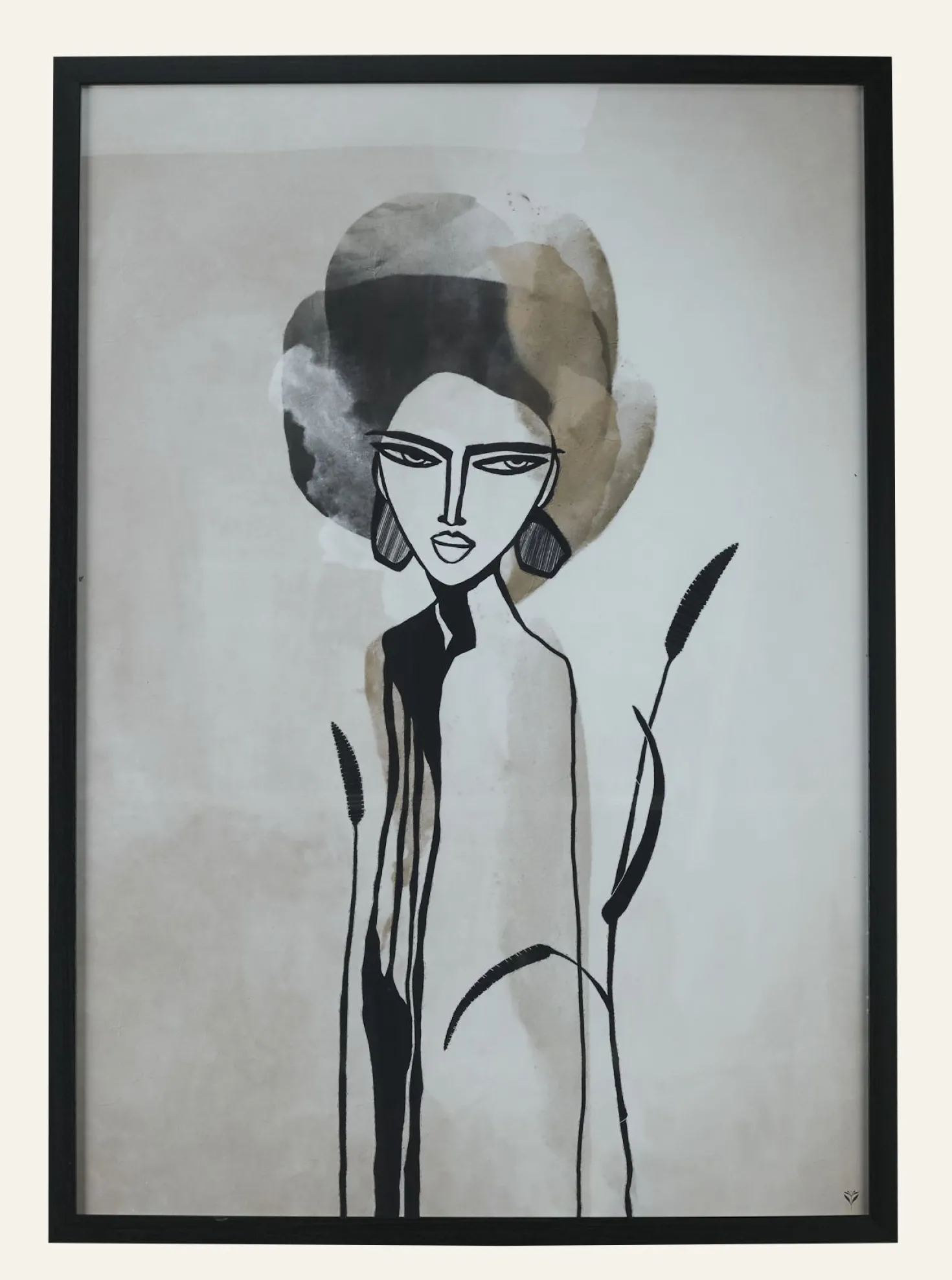 Tavla svart - 70x100 cm