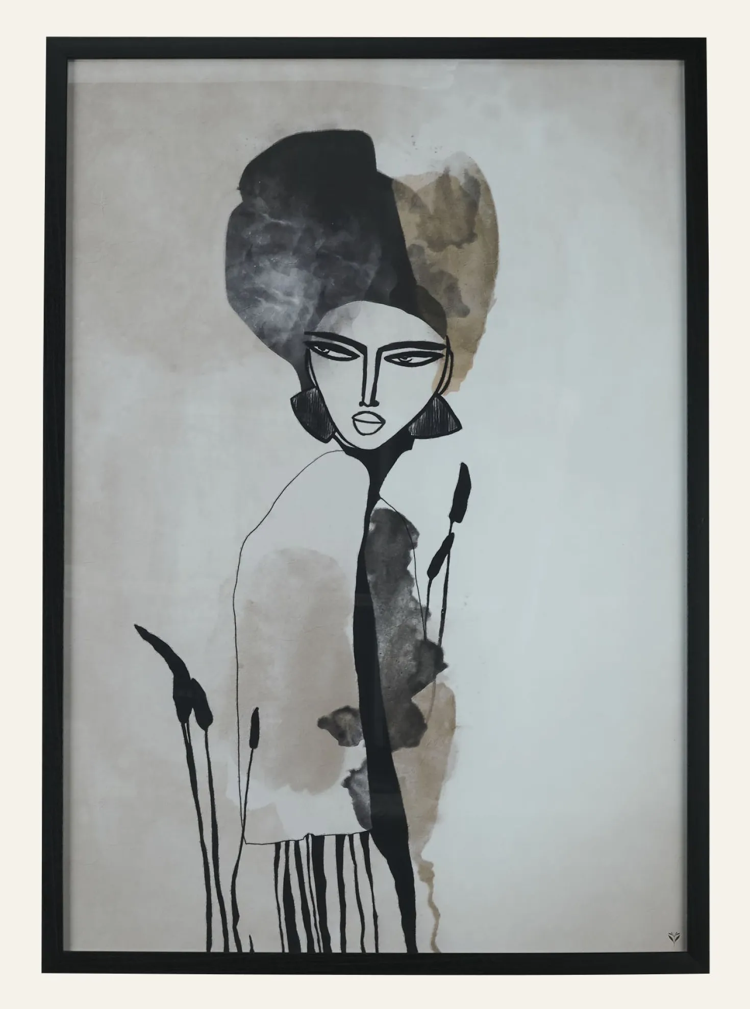 Tavla svart - 70x100 cm