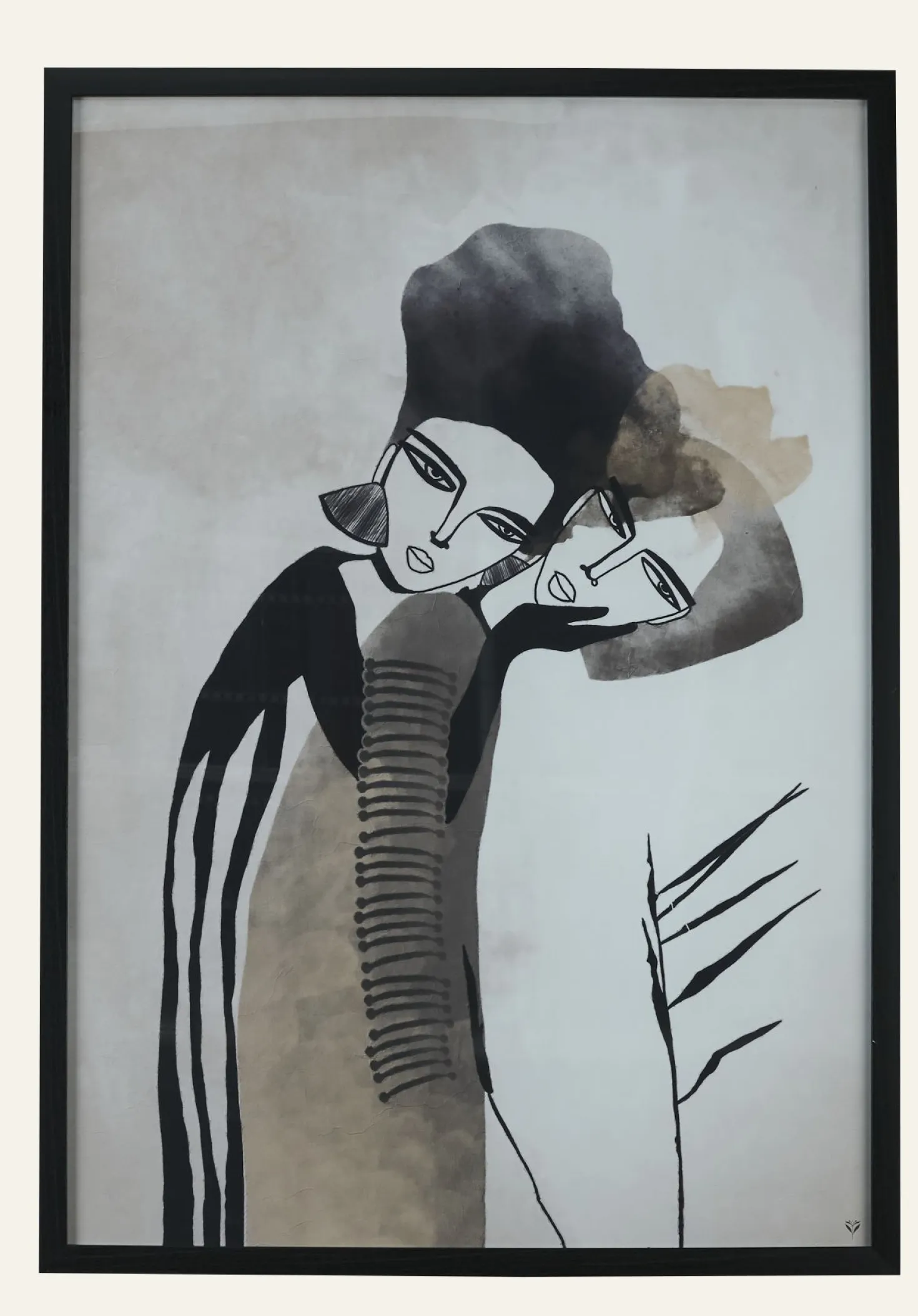 Tavla svart - 70x100 cm