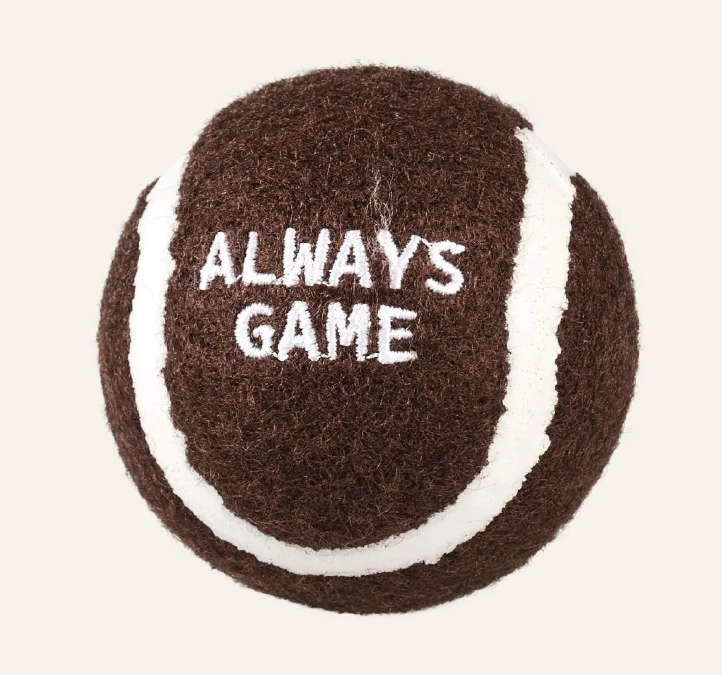 Tennisboll brun - ø6,3 cm