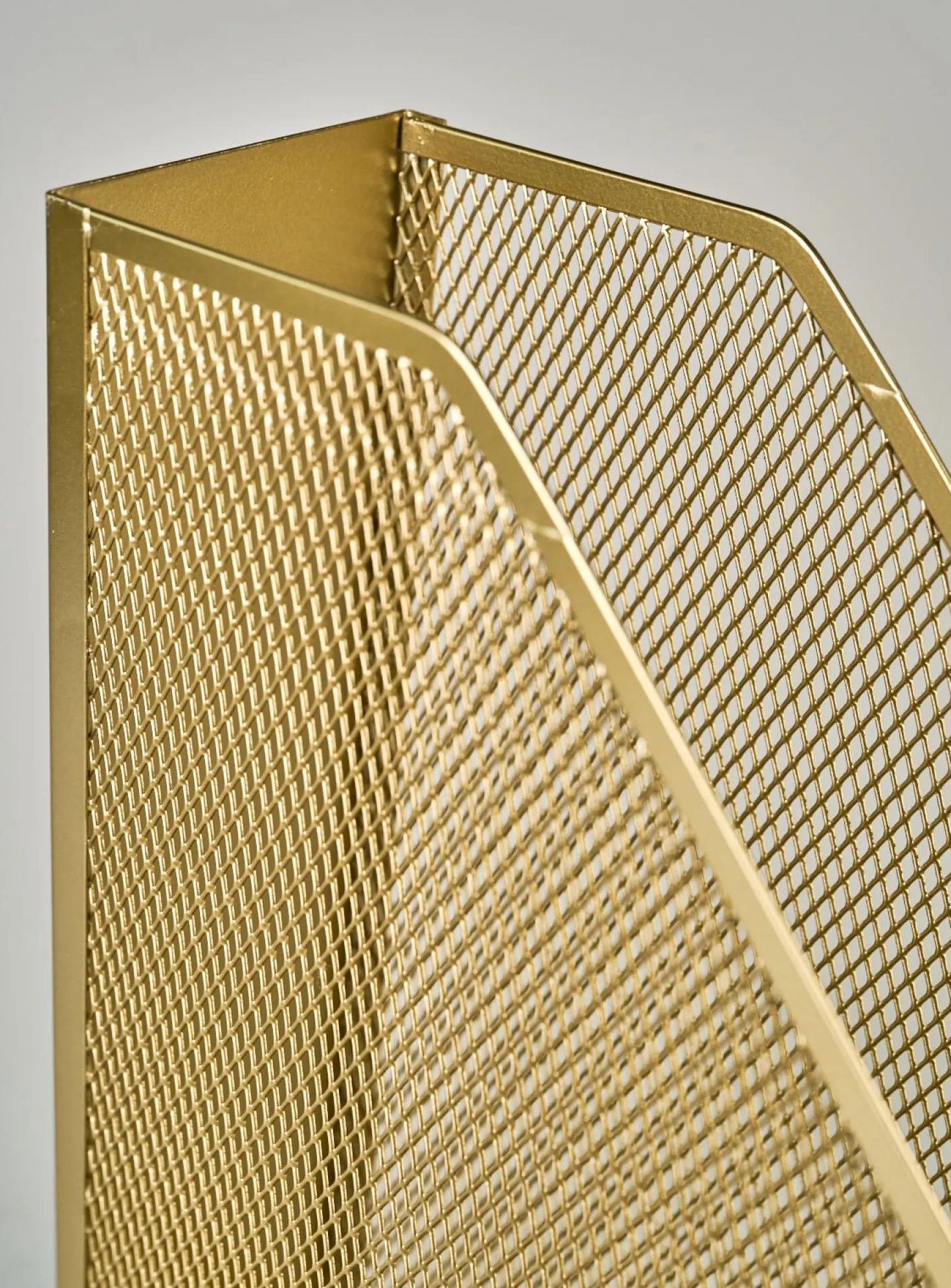 Tidskriftshållare guld - 28 cm