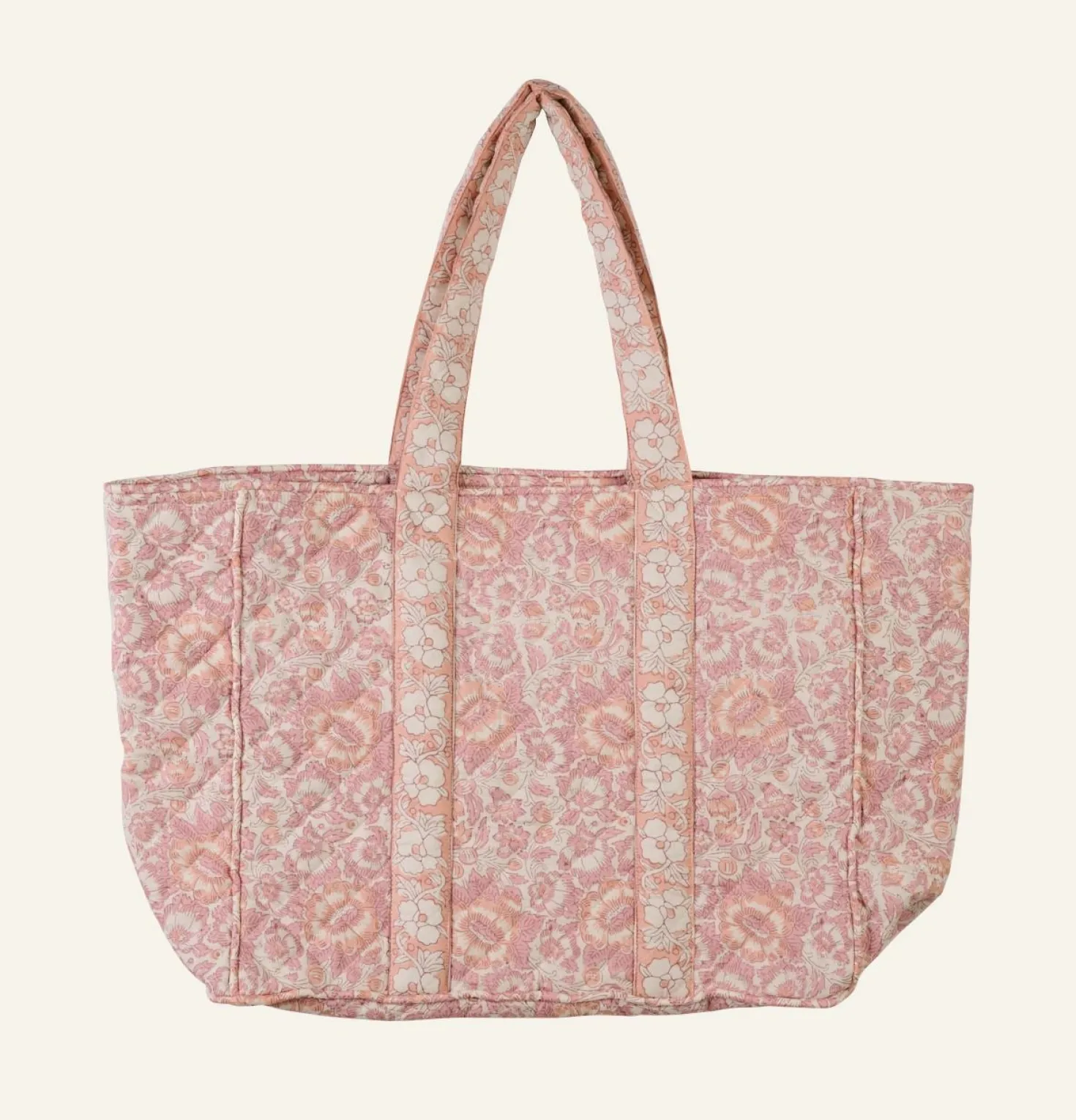 Totebag multi/rosa - 38x48 cm