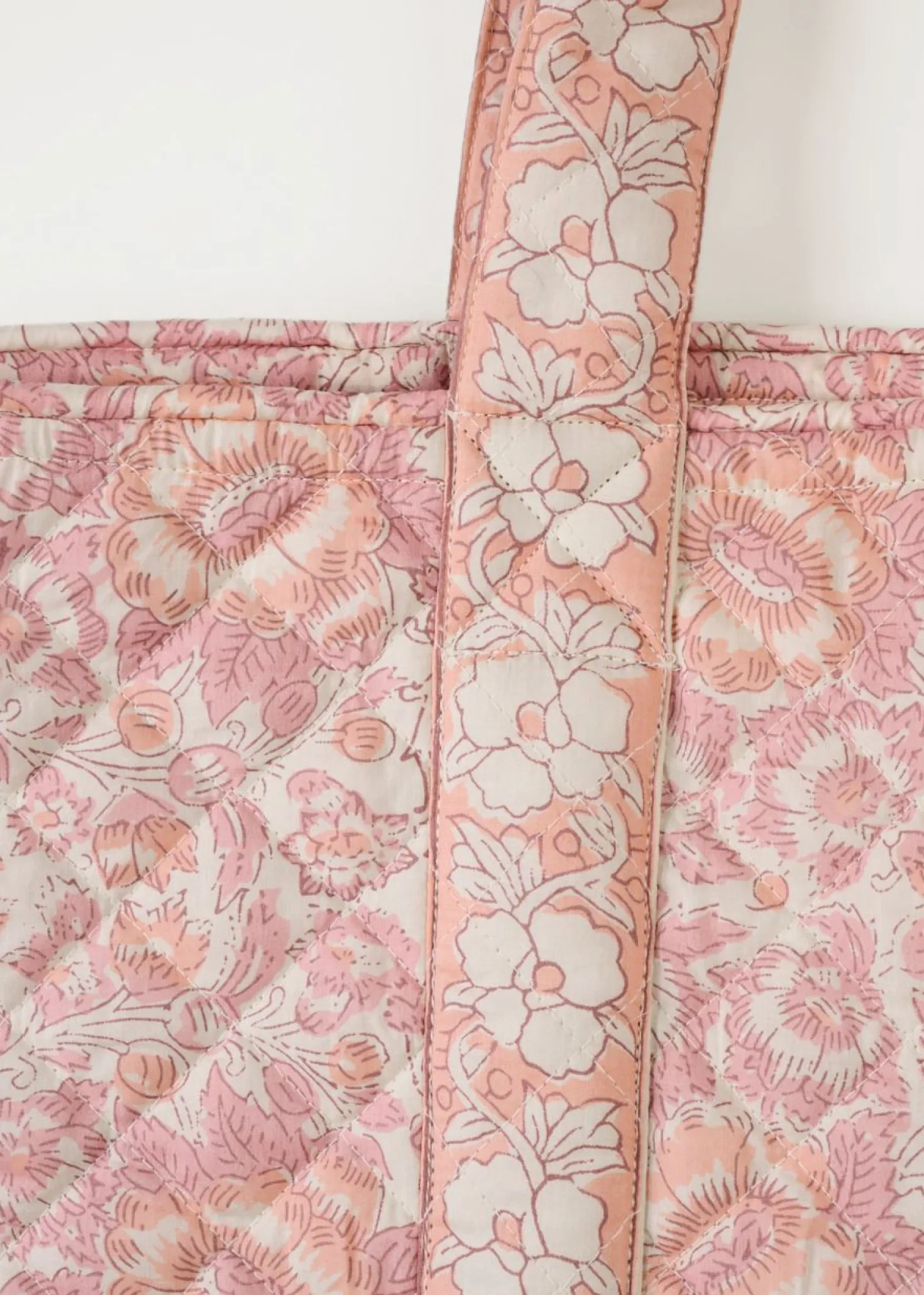 Totebag multi/rosa - 38x48 cm