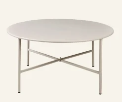 Trädgårdsbord beige - 35 cm ø70