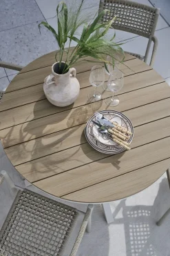 Trädgårdsbord offwhite - 73 cm ø110