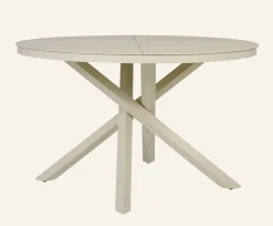 Trädgårdsbord offwhite - ø120 cm